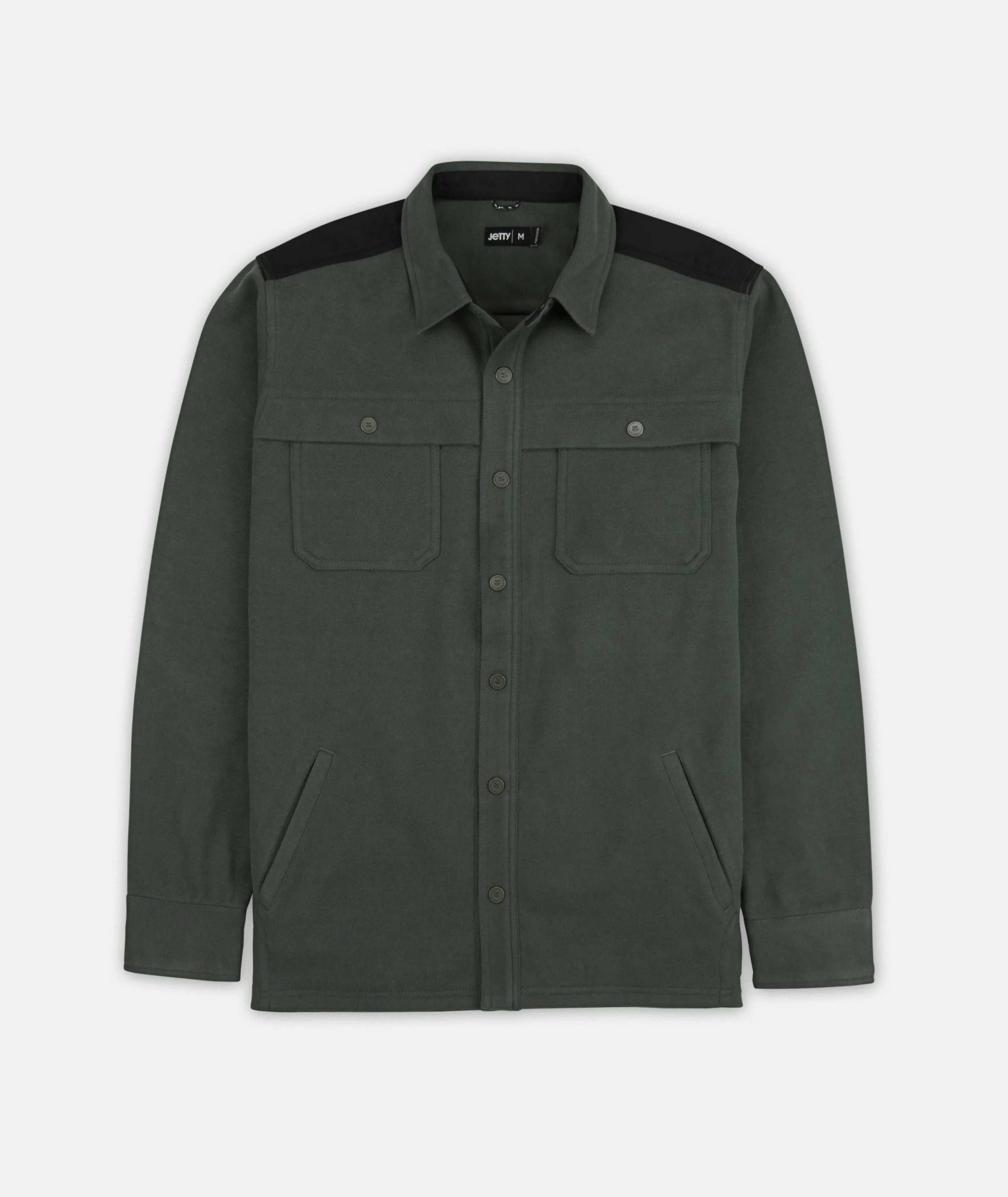 Maverick Jacshirt - Black Sand sold by JETTY