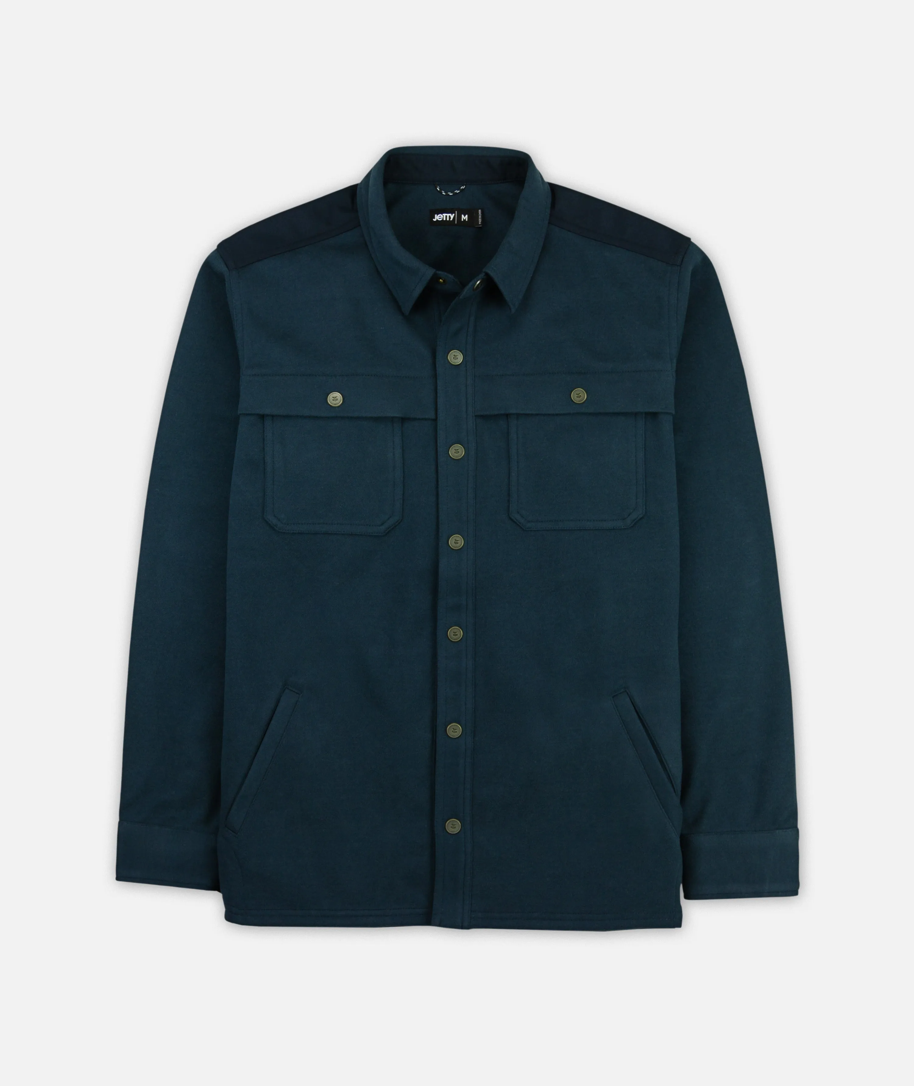 Maverick Jacshirt - Navy sold by JETTY
