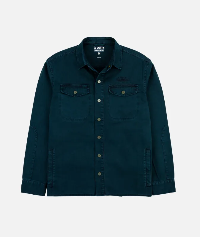 McCaffrey Long Sleeve Work Shirt - Navy sold by JETTY