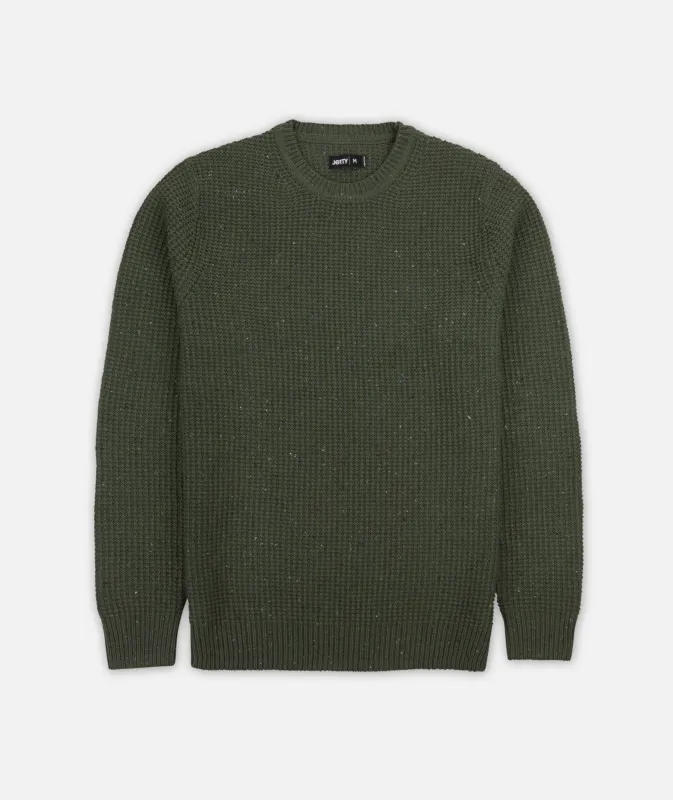 Paragon Sweater - Olive sold by JETTY