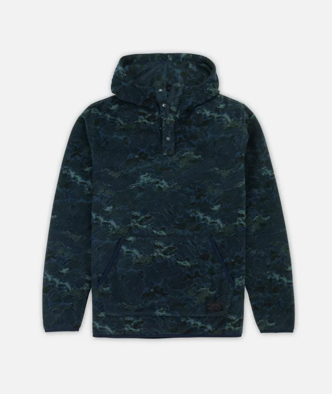 Quintin Fleece Hoodie - Navy sold by JETTY