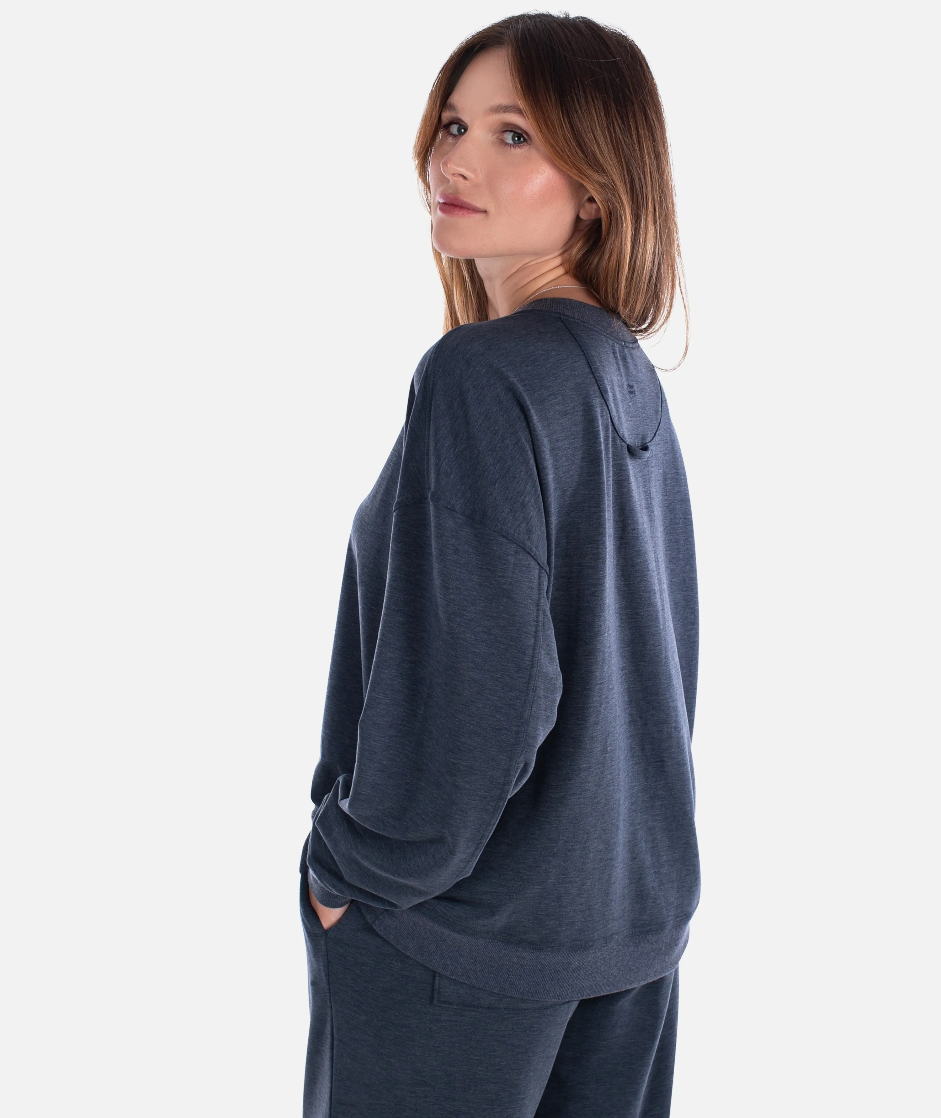 Rosewood Crewneck Sweatshirt - Navy sold by JETTY product image thumbnail 2