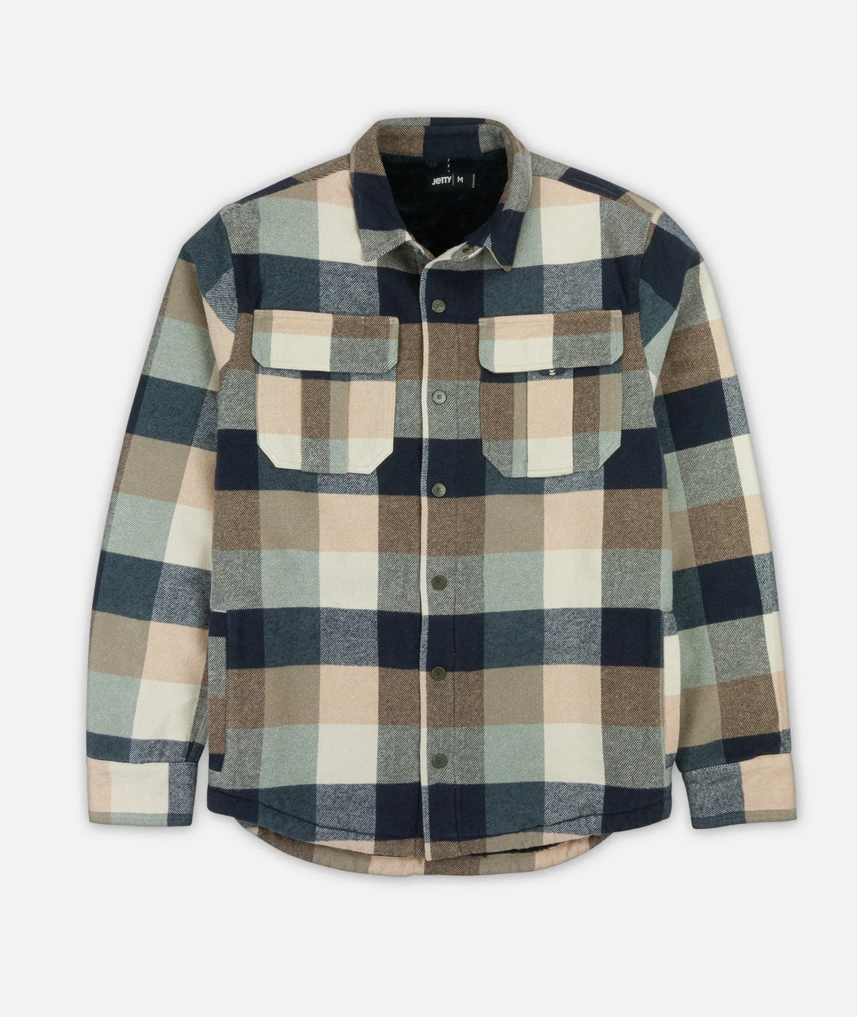 Sherpa Jacket - Blush sold by JETTY