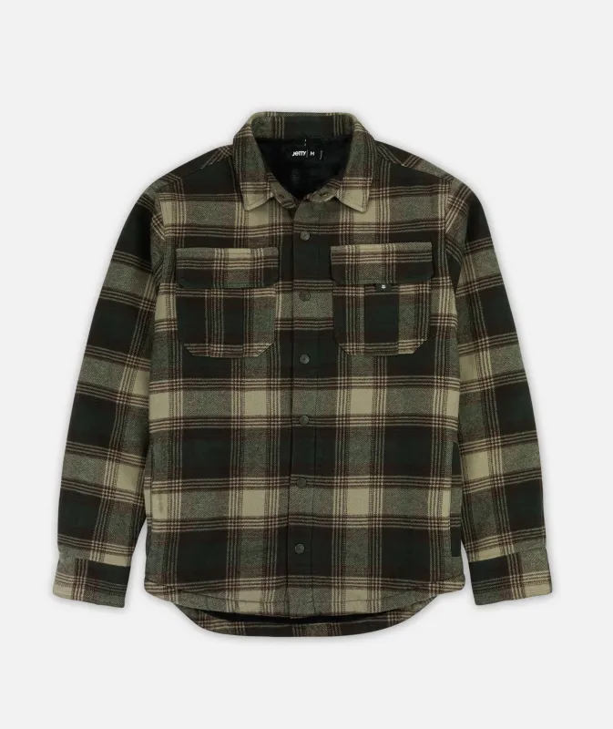 Sherpa Jacket - Charcoal sold by JETTY