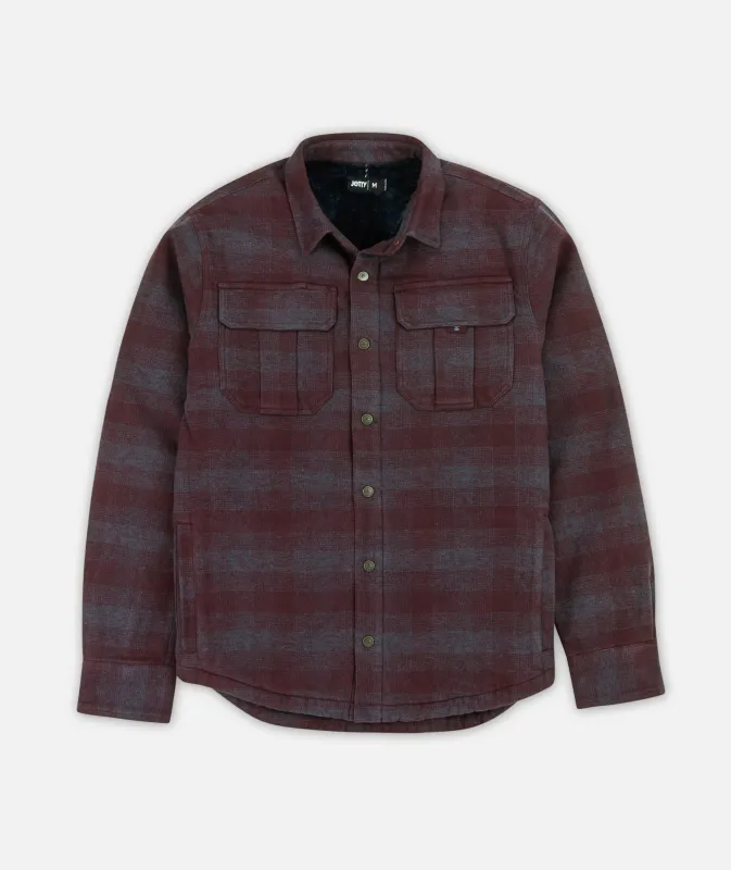 Sherpa Jacket - Mahogany sold by JETTY