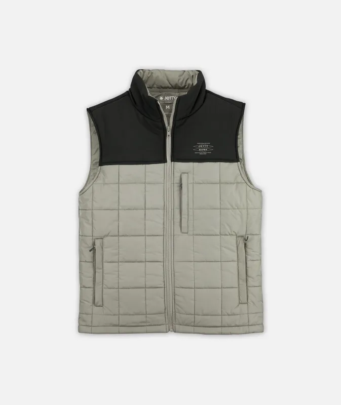 Terrace Vest - Oyster sold by JETTY