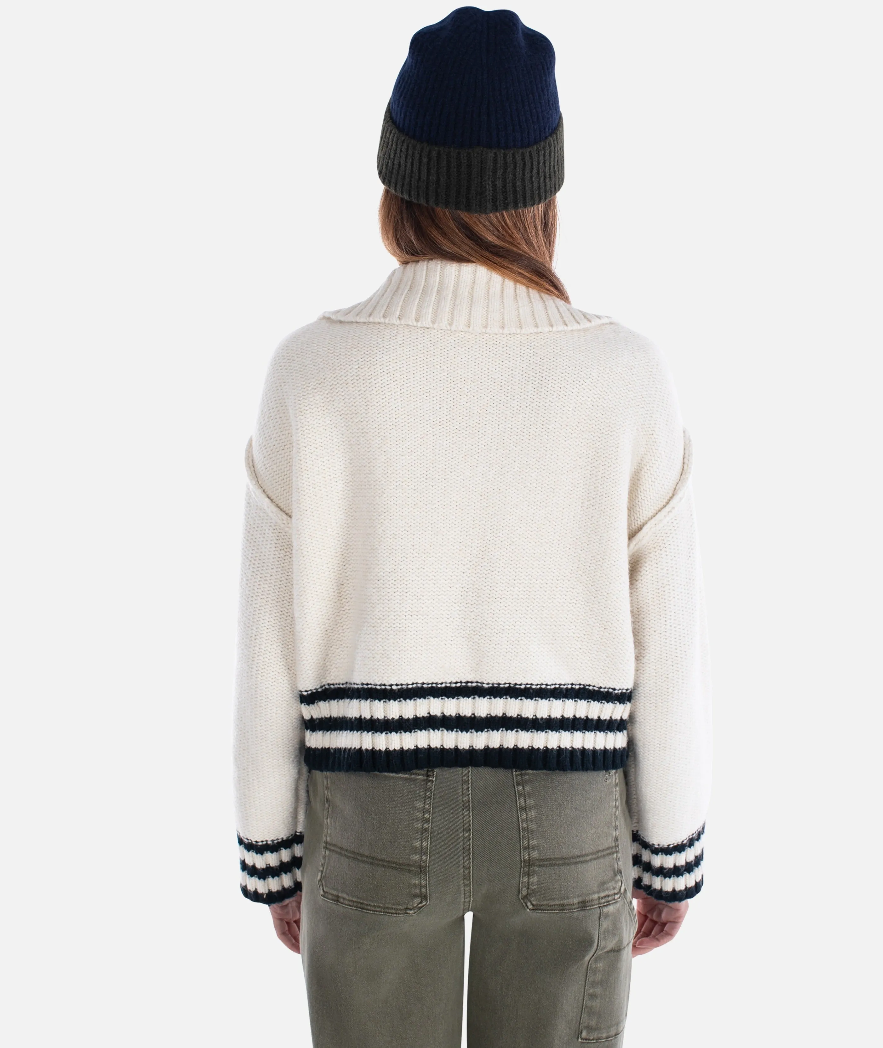 Tybee Henley Sweater - Ivory sold by JETTY product image thumbnail 3