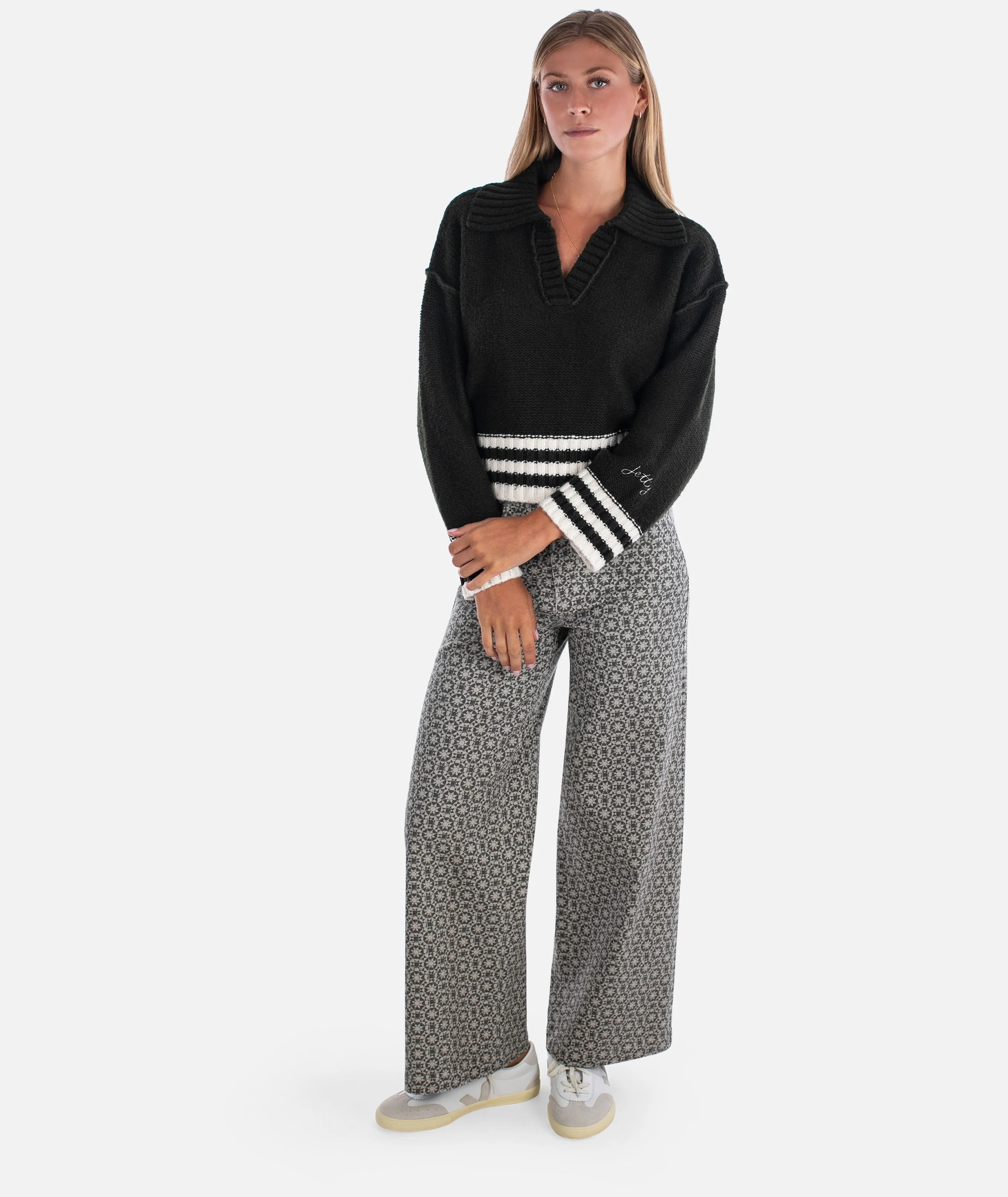 Tybee Henley Sweater - Olive sold by JETTY product image thumbnail 4