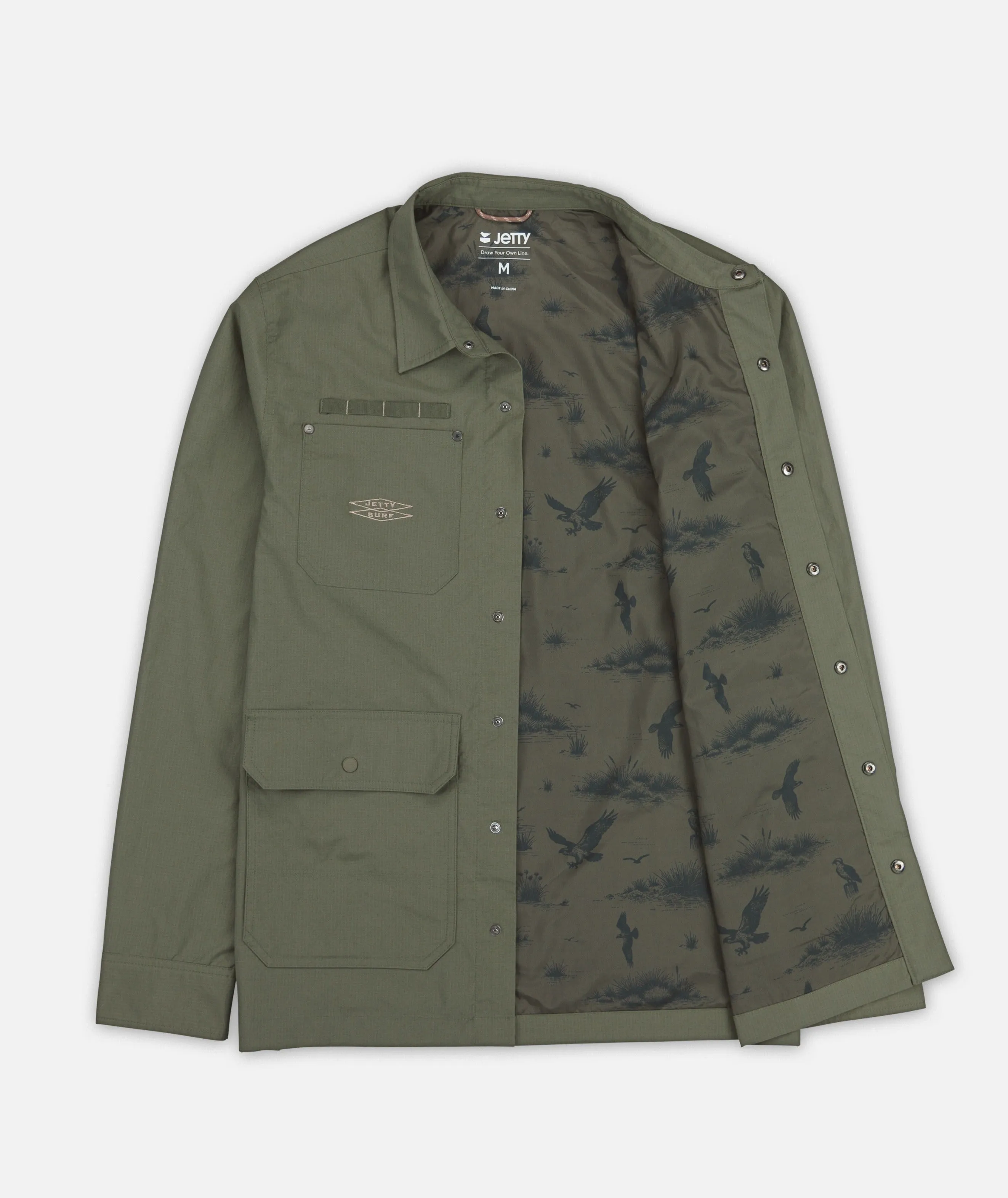 Watermans Chore Coat - Olive sold by JETTY product image thumbnail 2