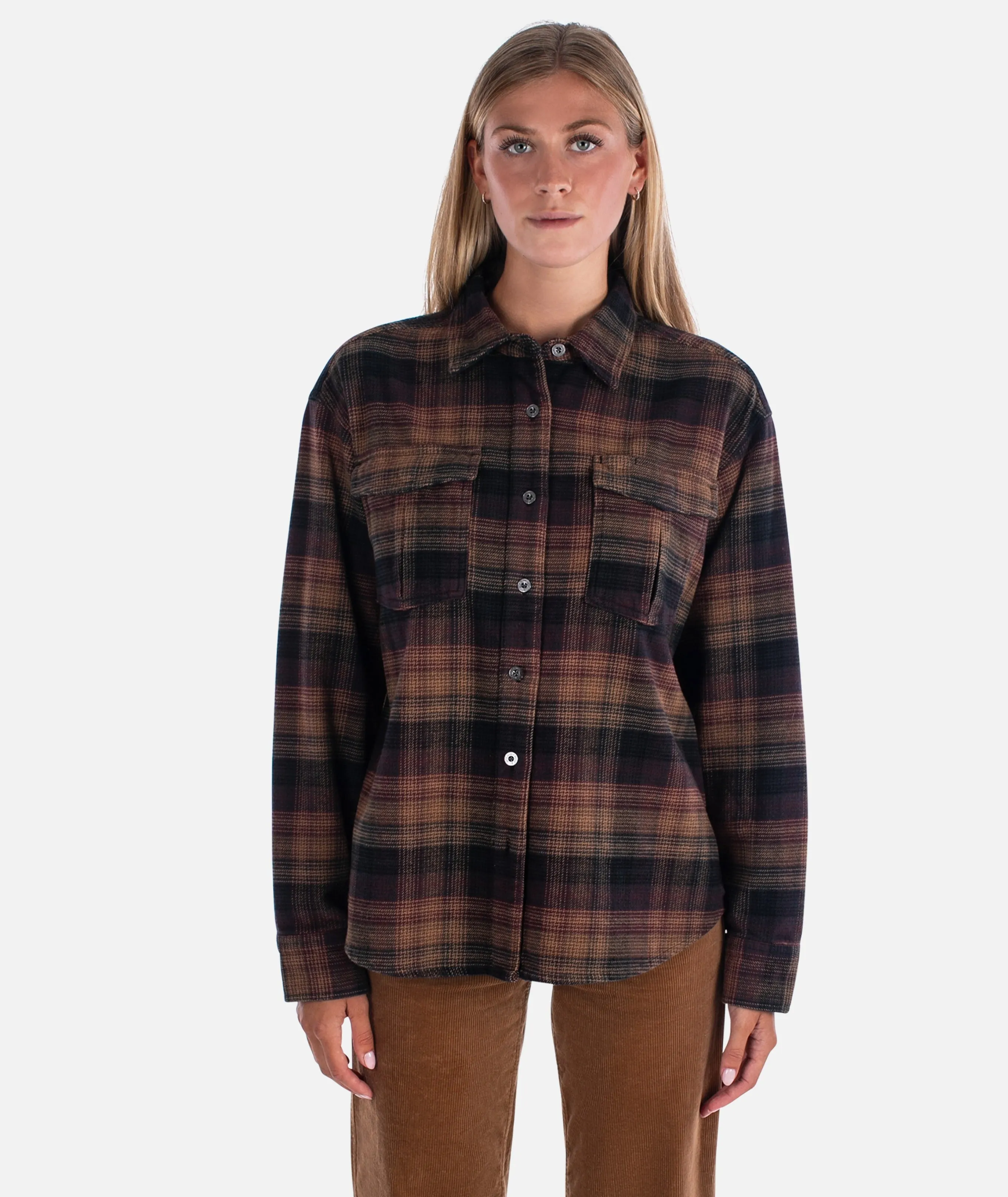 Anchor Flannel - Brown sold by JETTY