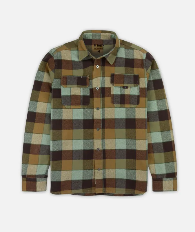 Arbor Flannel - Rust sold by JETTY