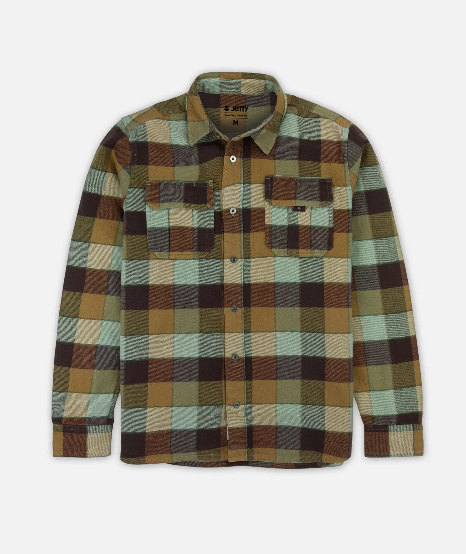 Arbor Flannel - Rust sold by JETTY