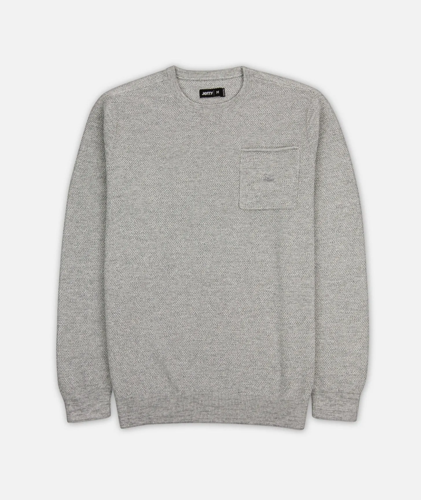 Brine Sweater - Heather Grey sold by JETTY