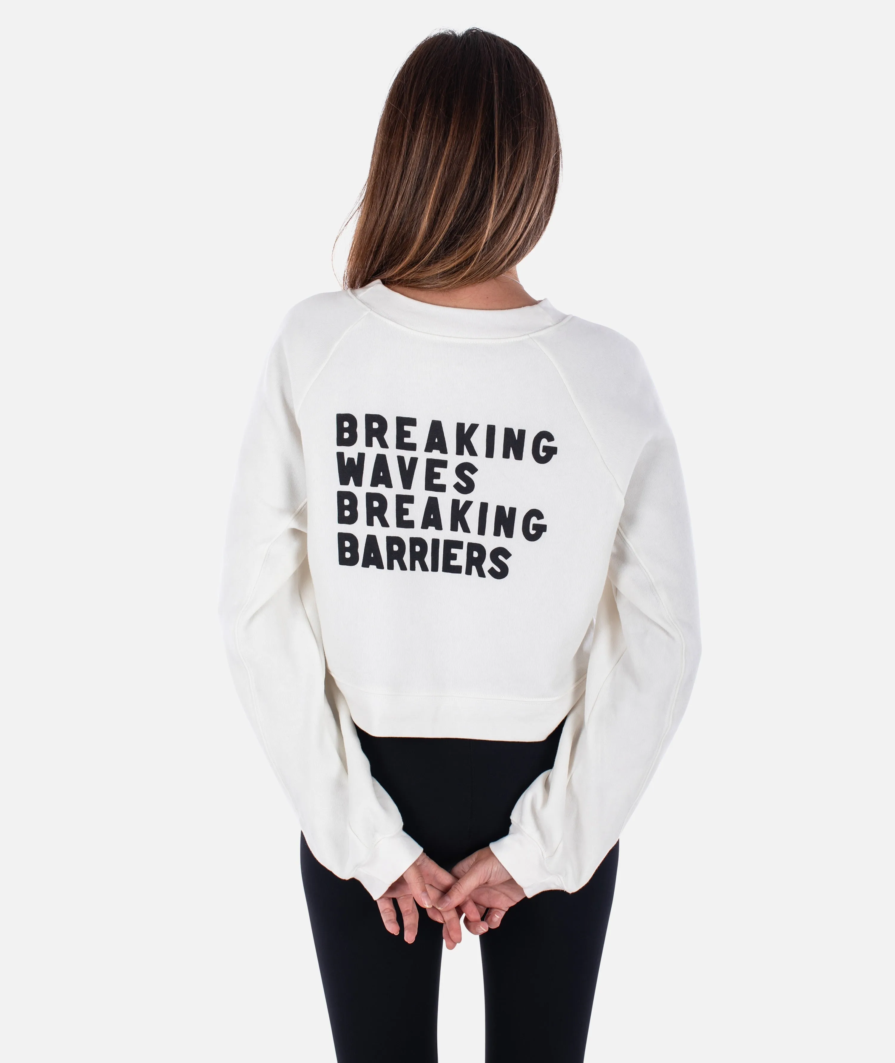 Breaking Barriers Crewneck - White sold by JETTY product image thumbnail 2