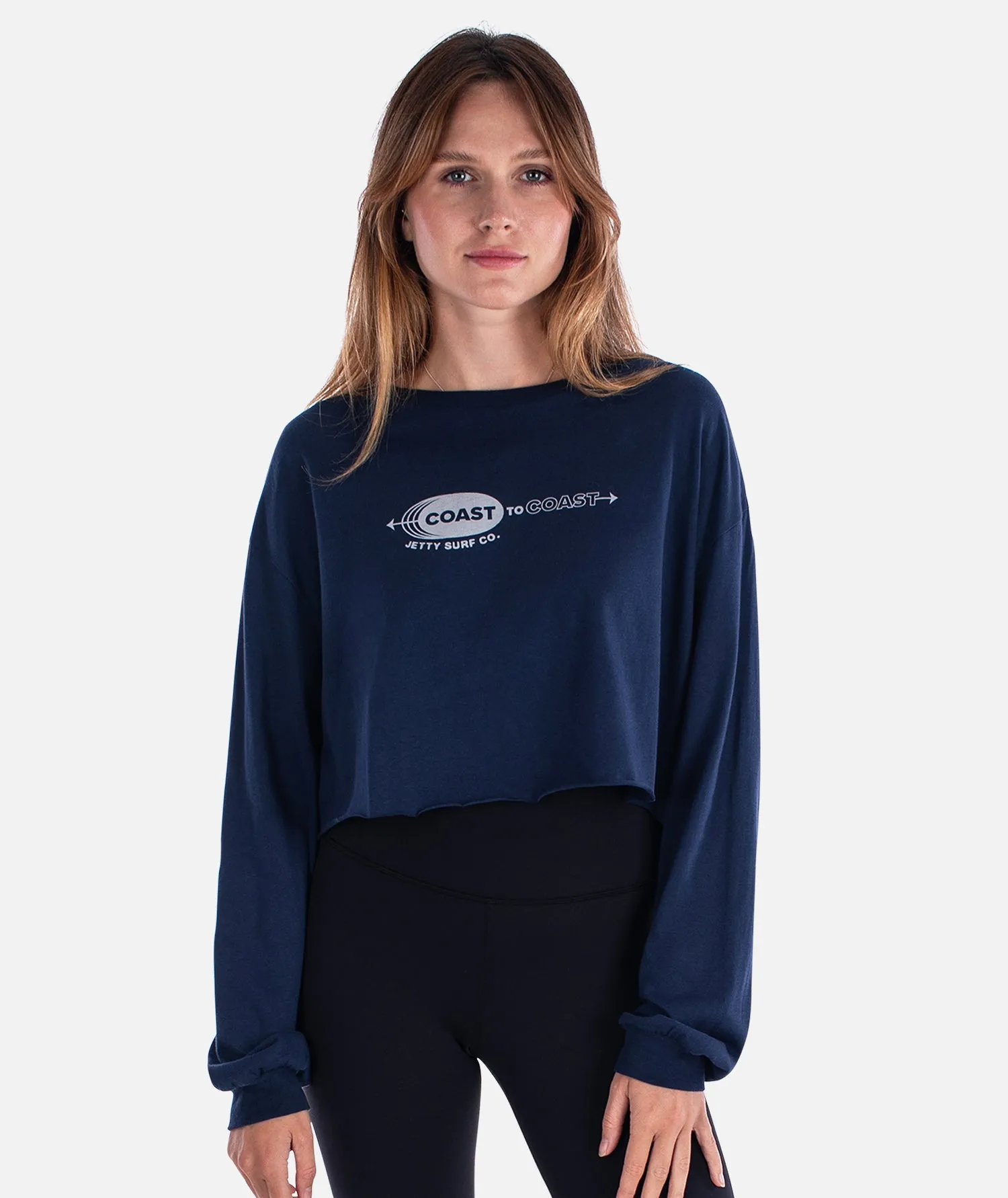 Coast to Coast Long Sleeve - Navy sold by JETTY product image thumbnail 3