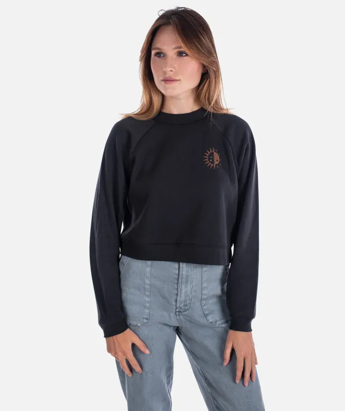 Dawn to Dust Crewneck - Charcoal sold by JETTY