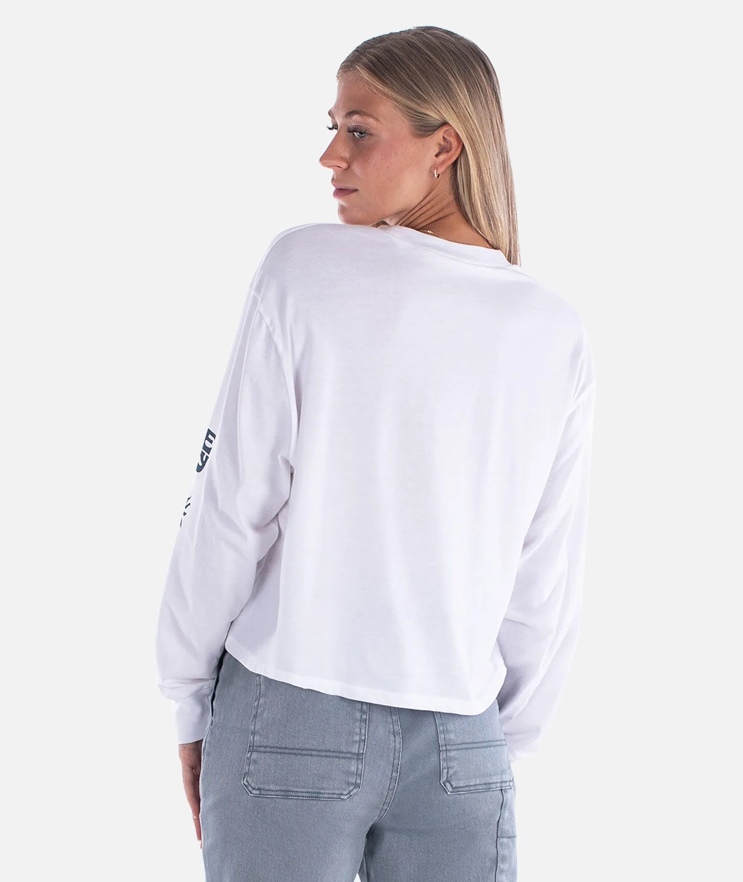 Hazel Long Sleeve - White sold by JETTY product image thumbnail 3