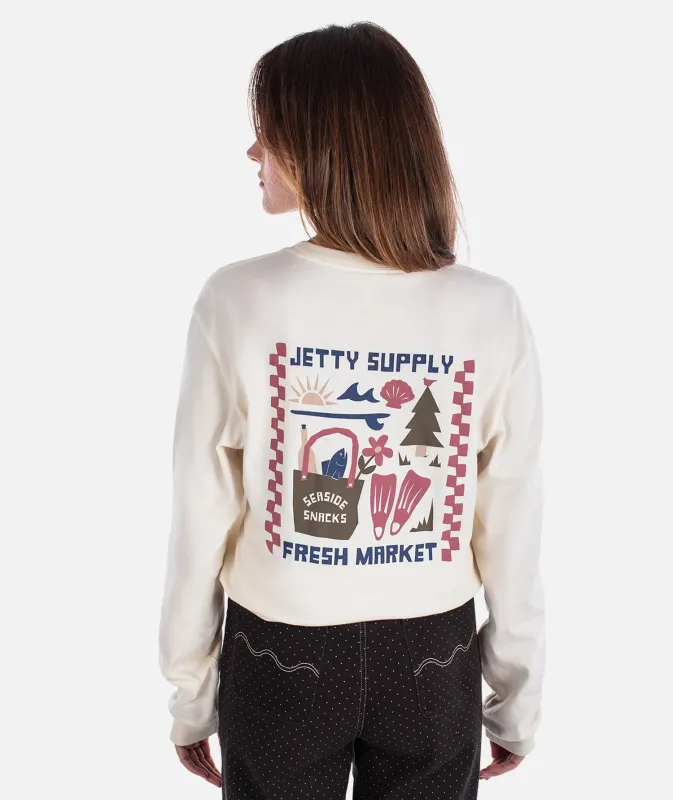 Market Long Sleeve - Natural sold by JETTY