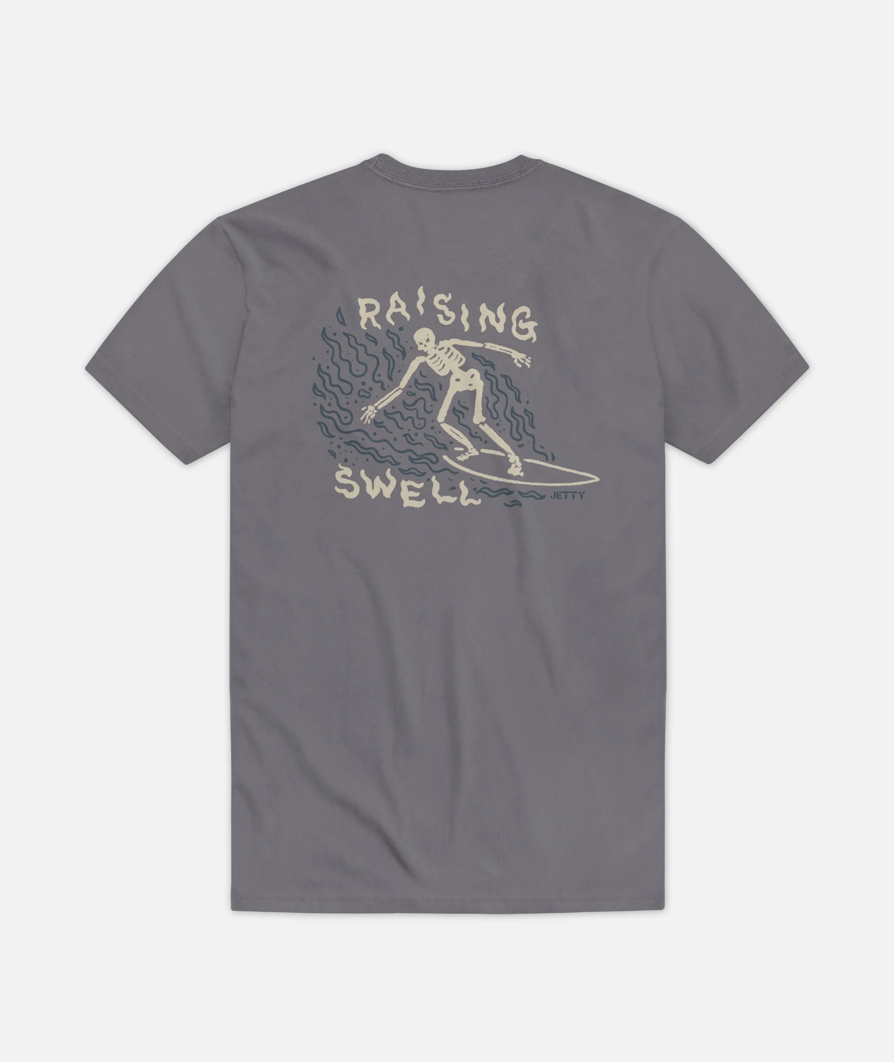 Raising Swell Tee - Grey sold by JETTY