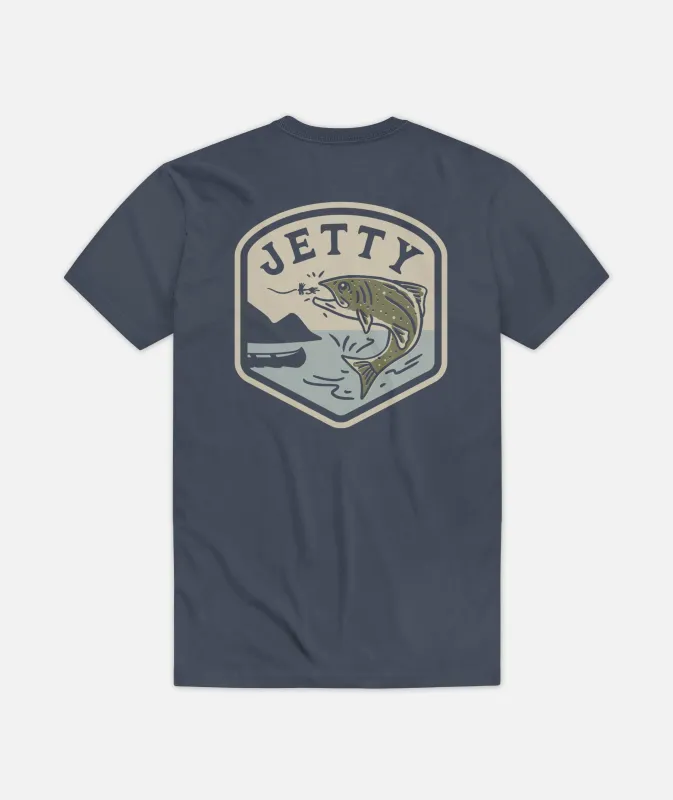 Reservoir Tee - Navy sold by JETTY
