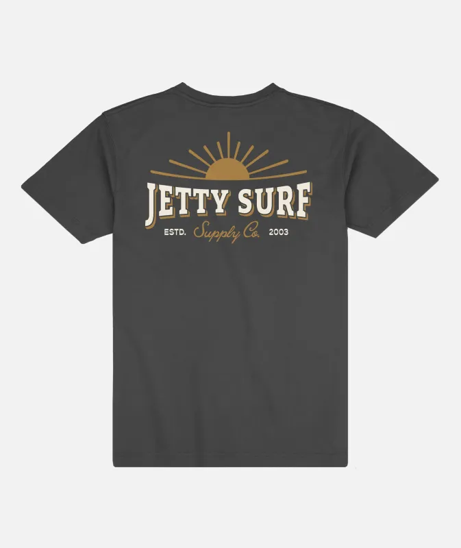 Rising Sun Tee - Black sold by JETTY