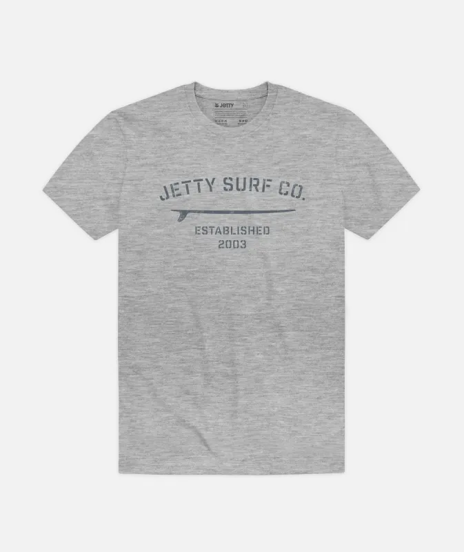 Stencil Tee - Athletic Heather sold by JETTY