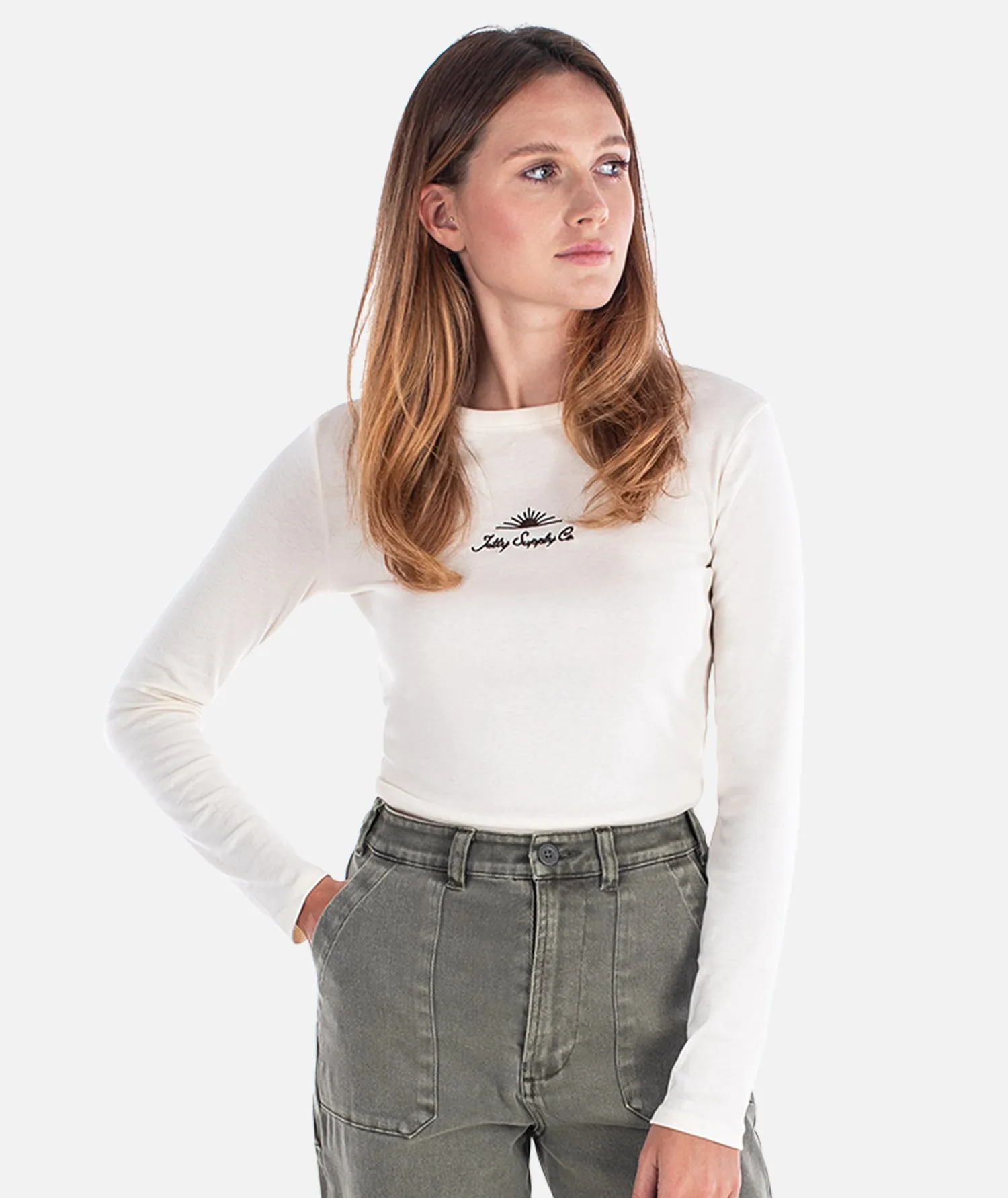 Sunlit Long Sleeve - Natural sold by JETTY product image thumbnail 4