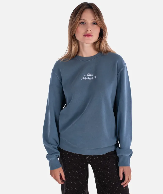 Sunlit Crewneck - Slate sold by JETTY