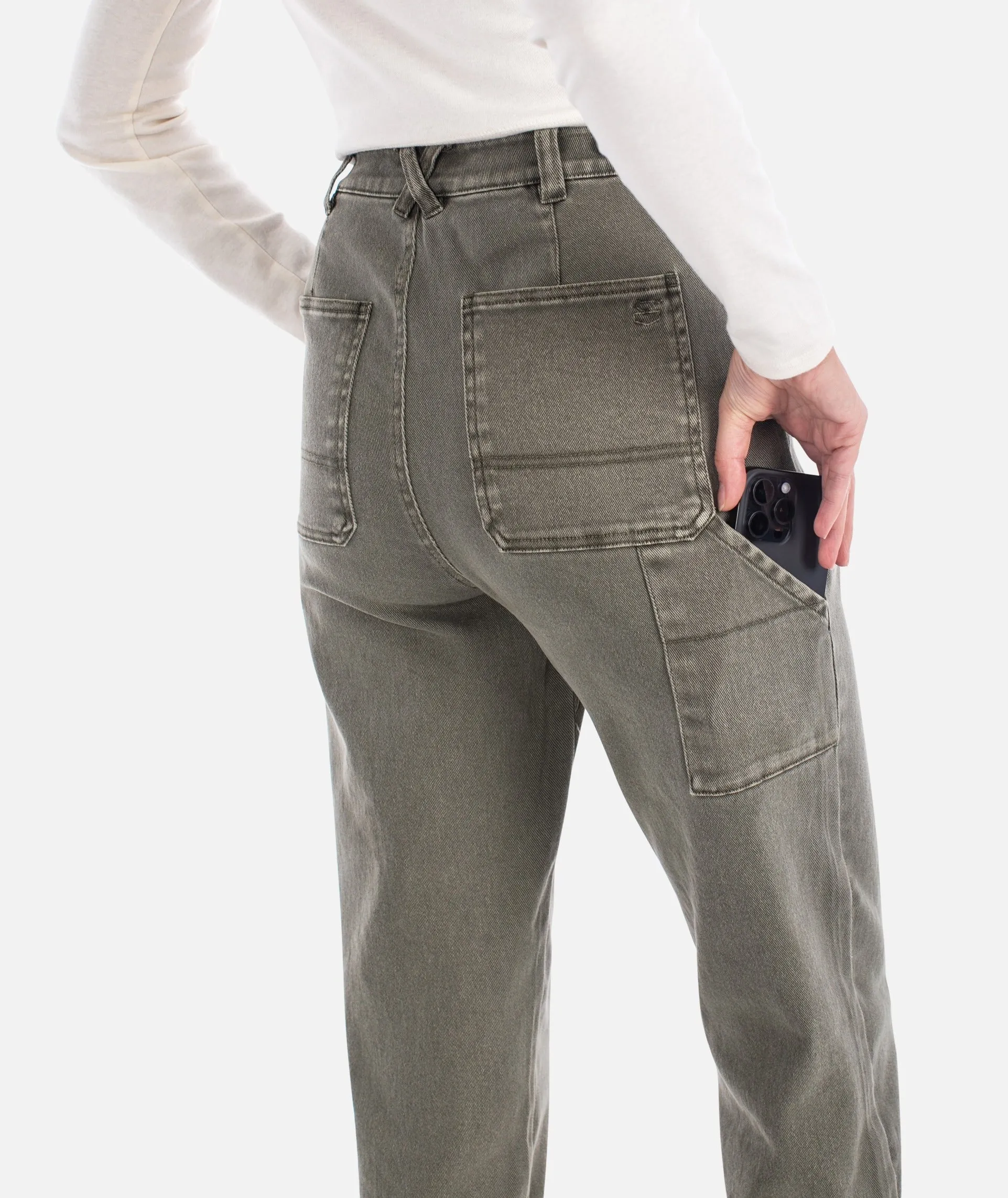 Venice Utility Pant - Olive sold by JETTY product image thumbnail 4