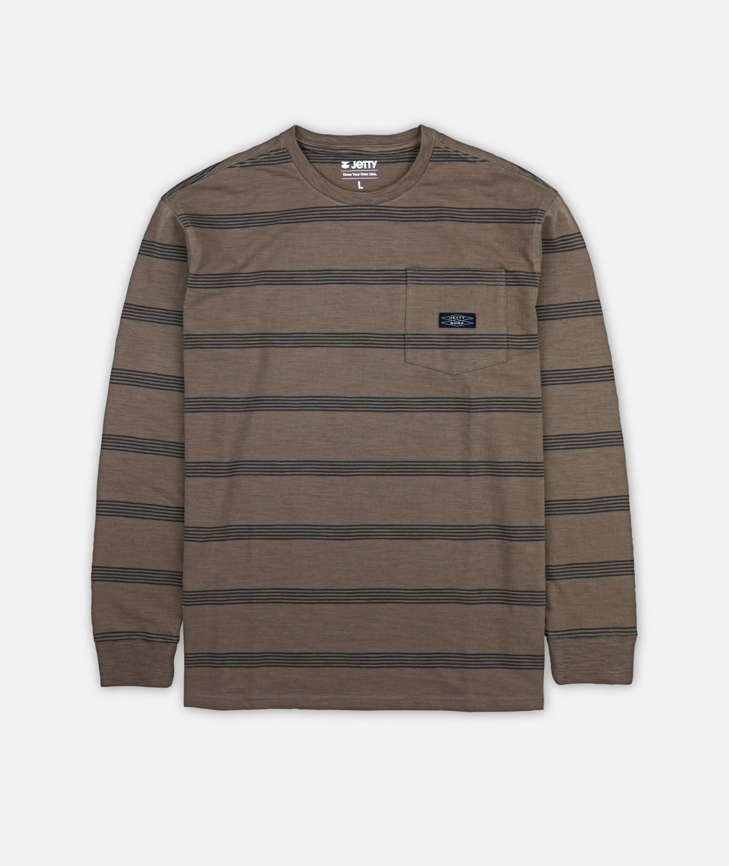 Pehala Slub Long Sleeve Tee - Falcon sold by JETTY