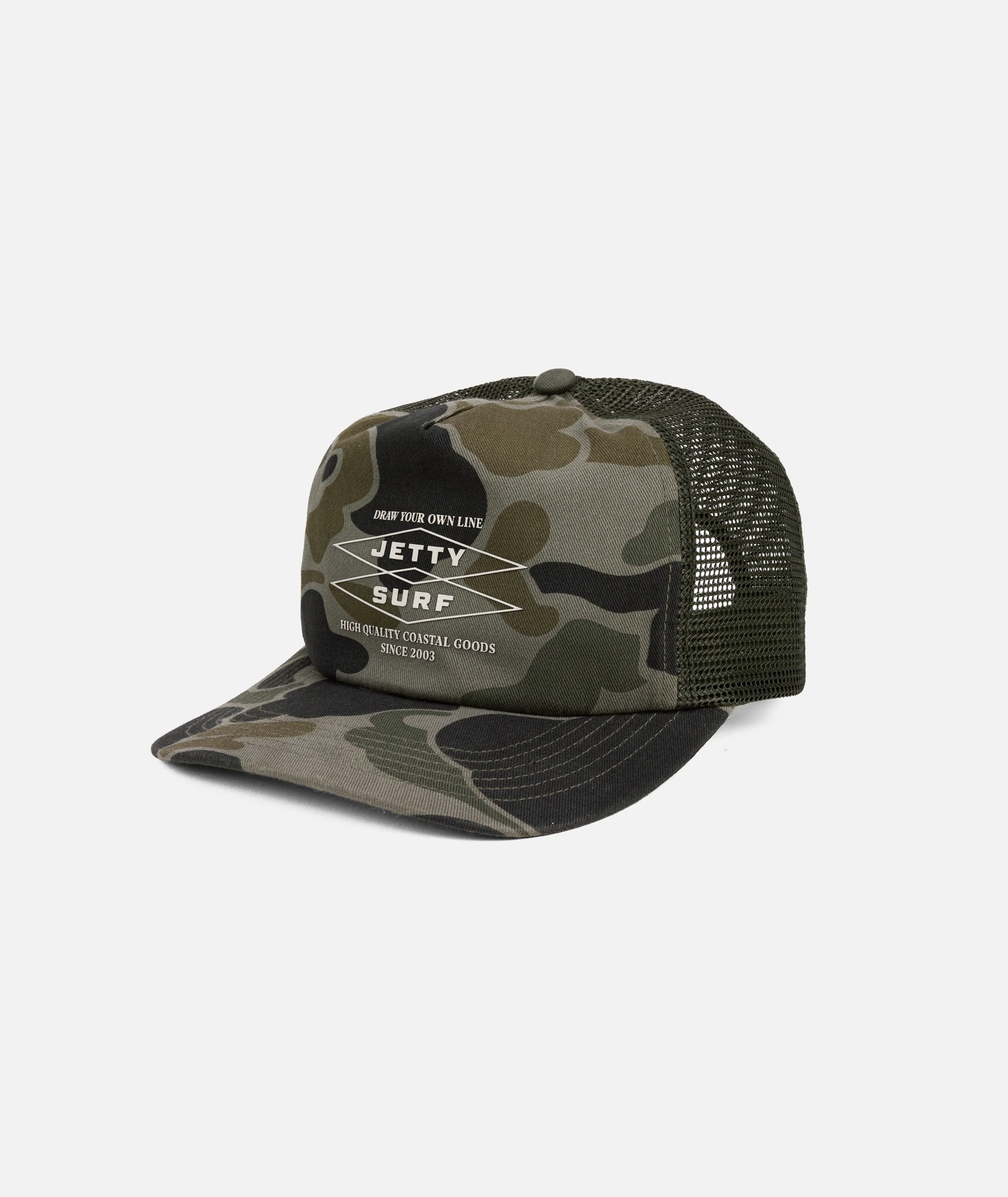 Cubic Snapback - Olive sold by JETTY