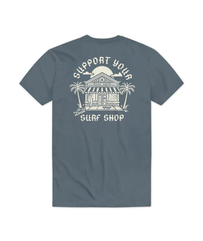 Surf Shop Day Tee - Slate made by JETTY