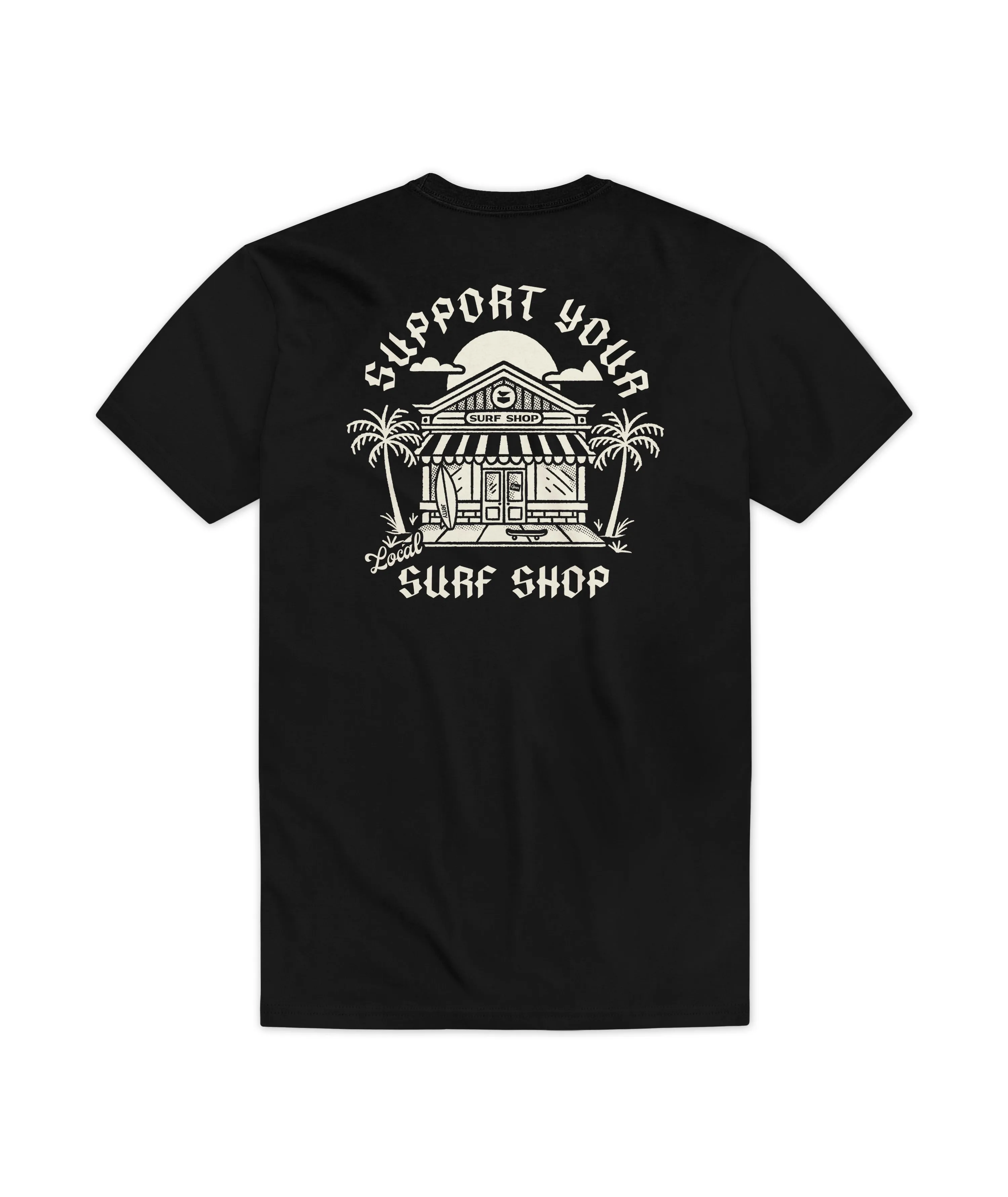 Surf Shop Day Tee - Black sold by JETTY