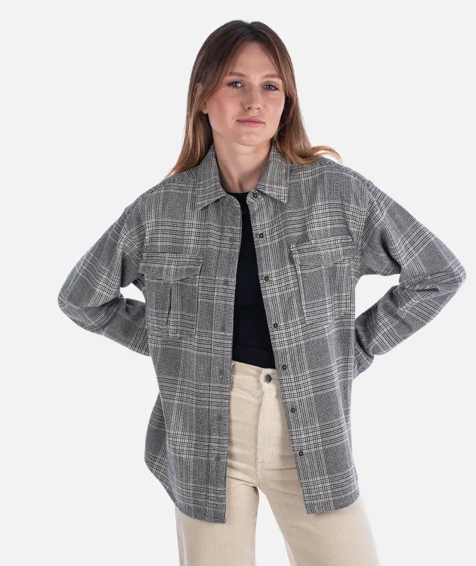 Nivean Flannel Jacket - Oyster sold by JETTY