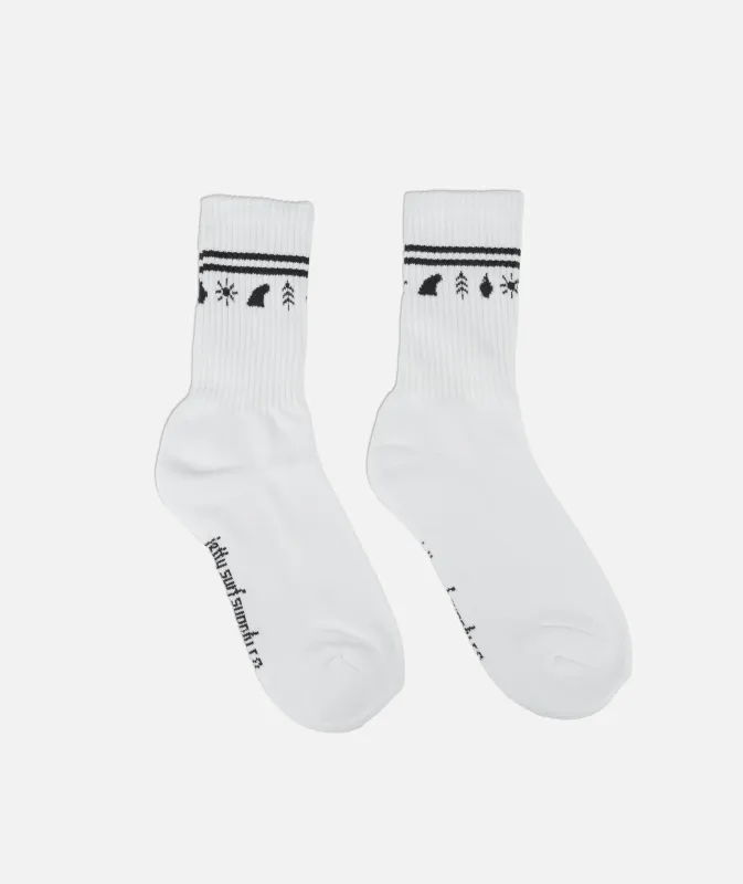 Elements Socks - White sold by JETTY