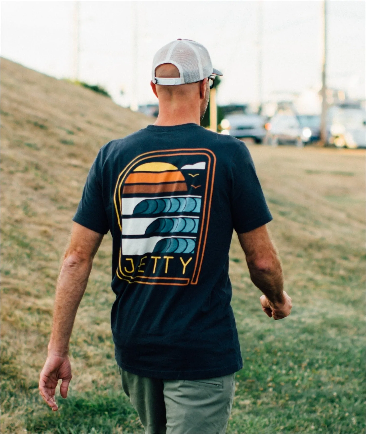 Sunup Tee - Charcoal sold by JETTY product image thumbnail 3