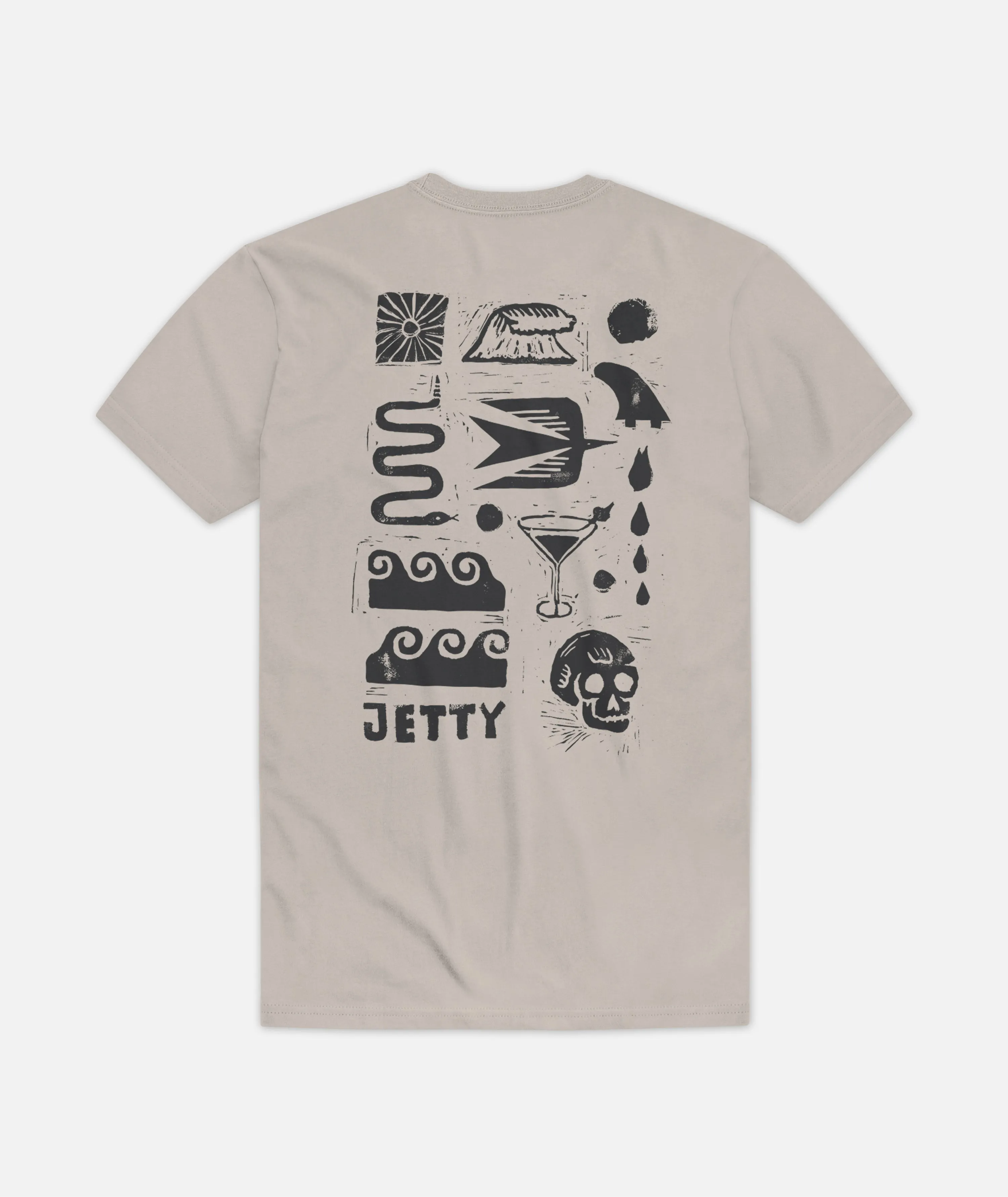 Runes Tee - Dust sold by JETTY