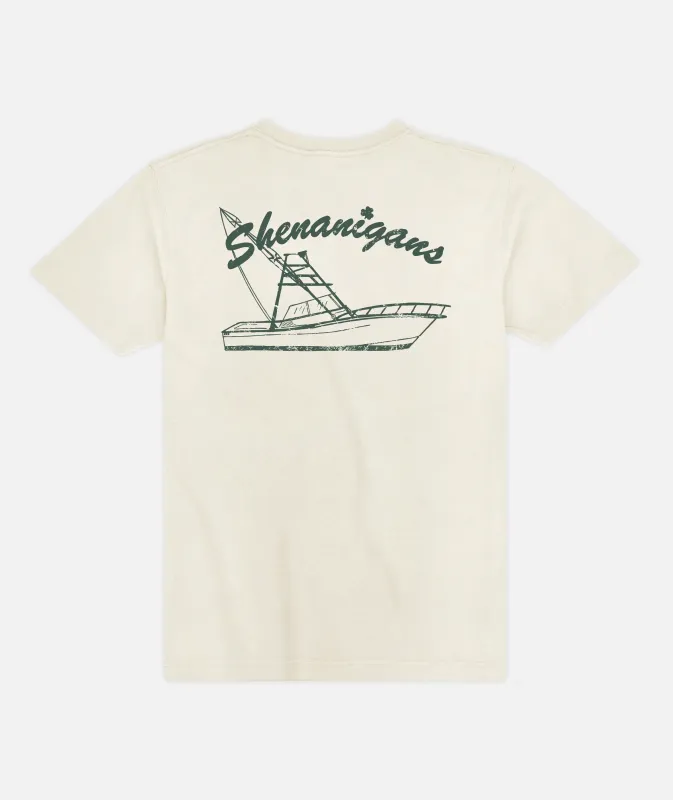 Shenanigans Tee - Vintage White made by JETTY