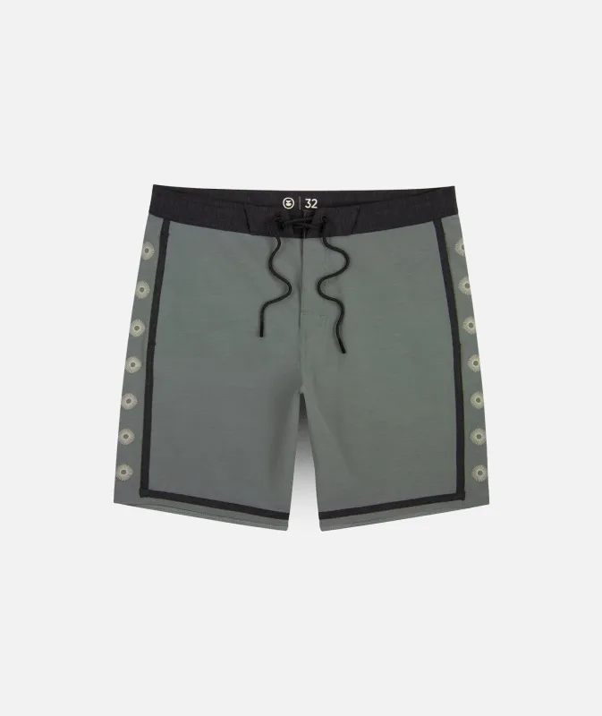 Hudson Hybrid Boardshort - Agave made by JETTY