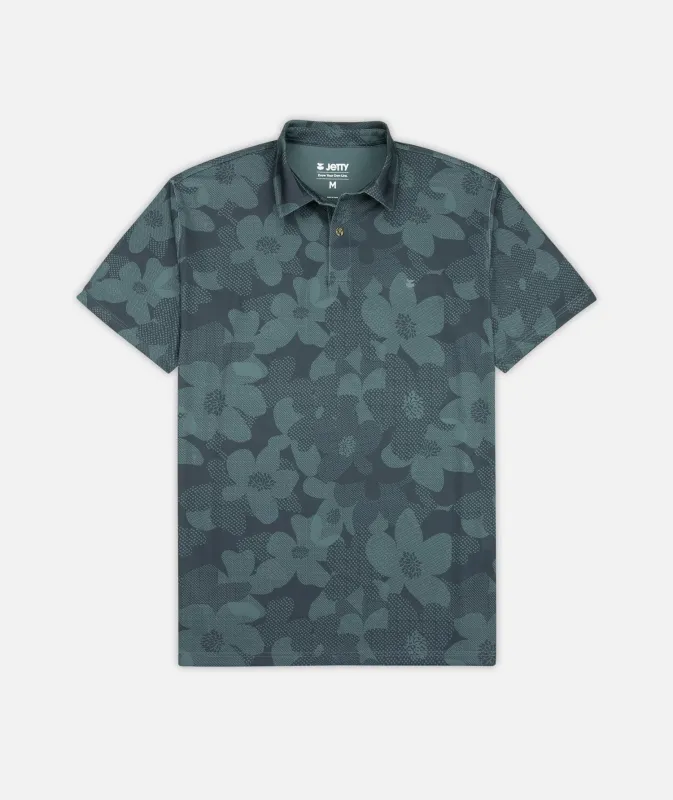 Bunker Polo Shirt - Atlantic made by JETTY