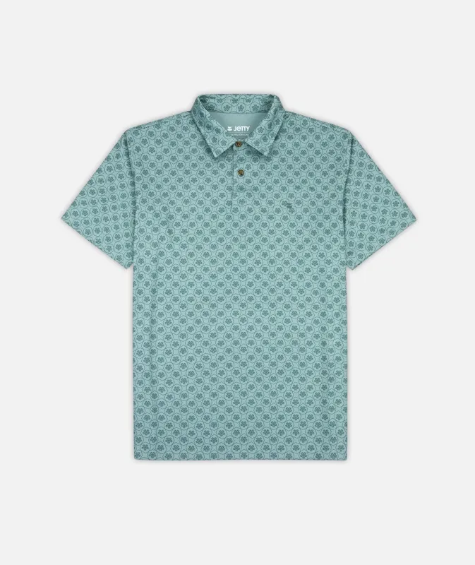 Bunker Polo Shirt - Teal made by JETTY