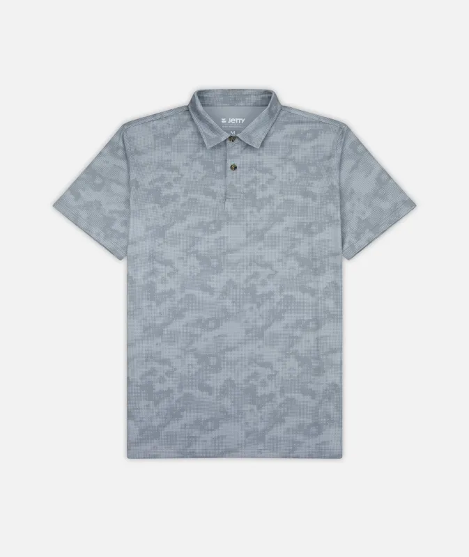 Bunker Polo Shirt - Grey made by JETTY