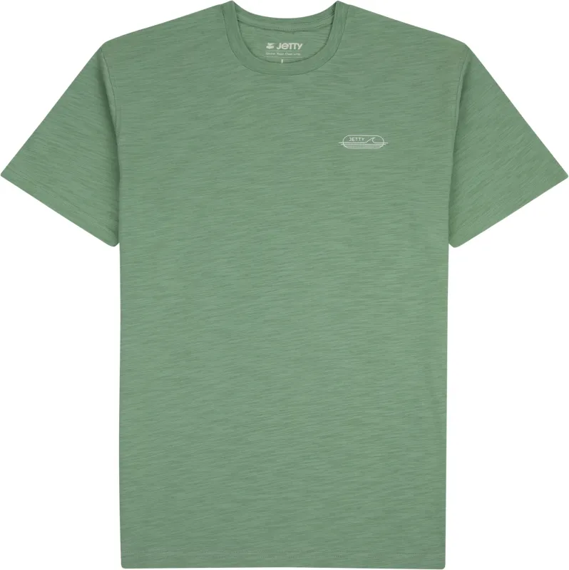 Sedge Slub Tee - Sage made by JETTY