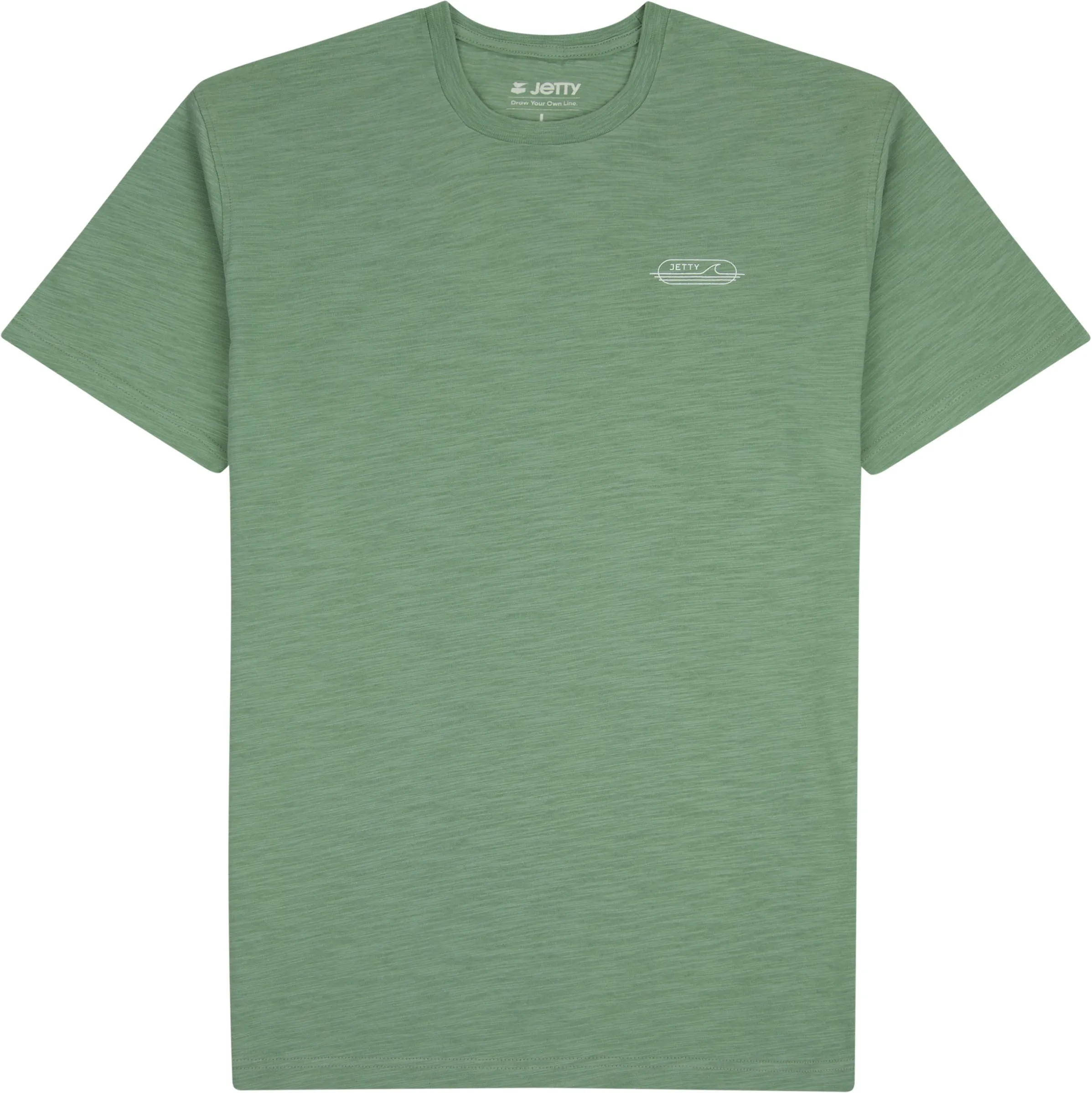 Sedge Slub Tee - Sage sold by JETTY