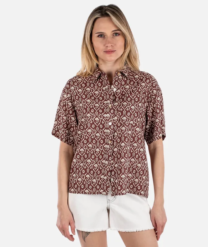 Cape Cod Linen Shirt - Rust made by JETTY