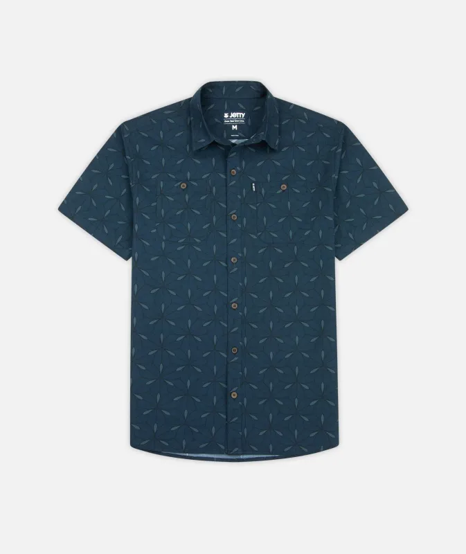 Seabrite Cotton Shirt - Navy made by JETTY