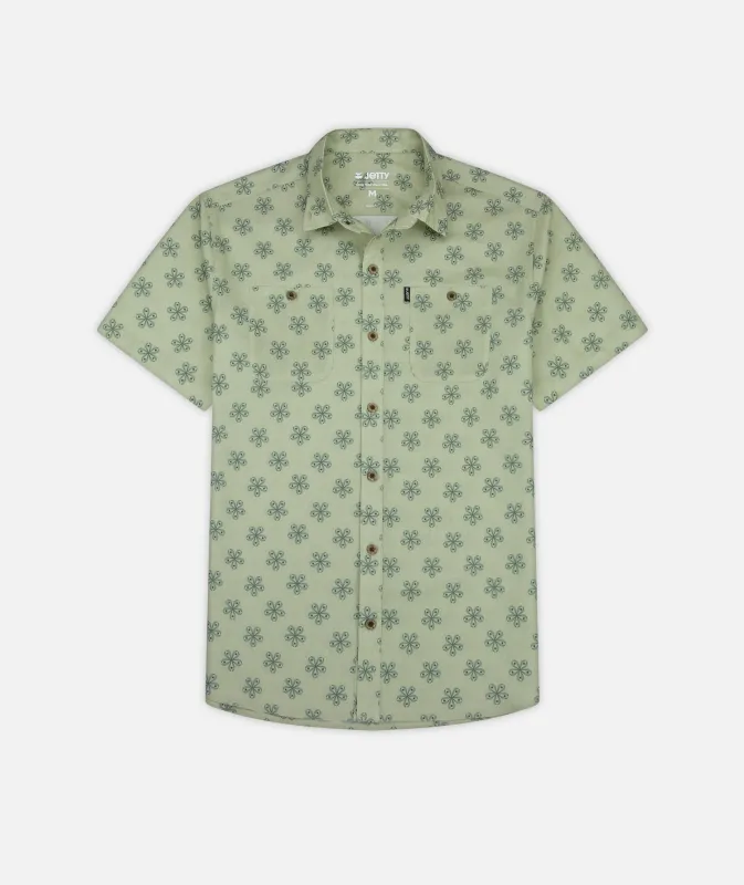 Seabrite Cotton Shirt - Sage made by JETTY