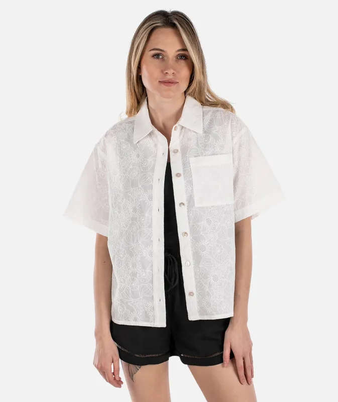 Cape Cod Cotton Shirt - White made by JETTY