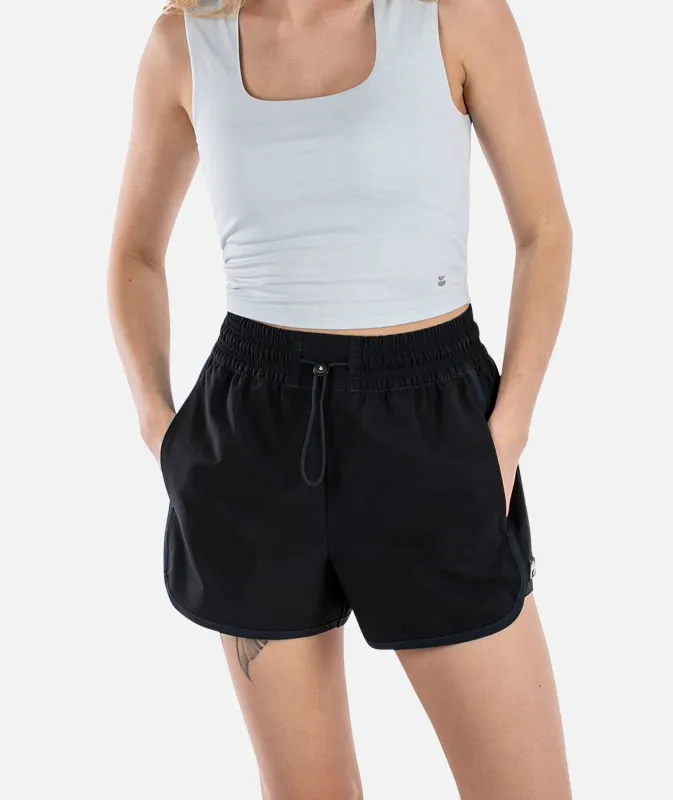 Ventnor Hybrid Short - Black made by JETTY