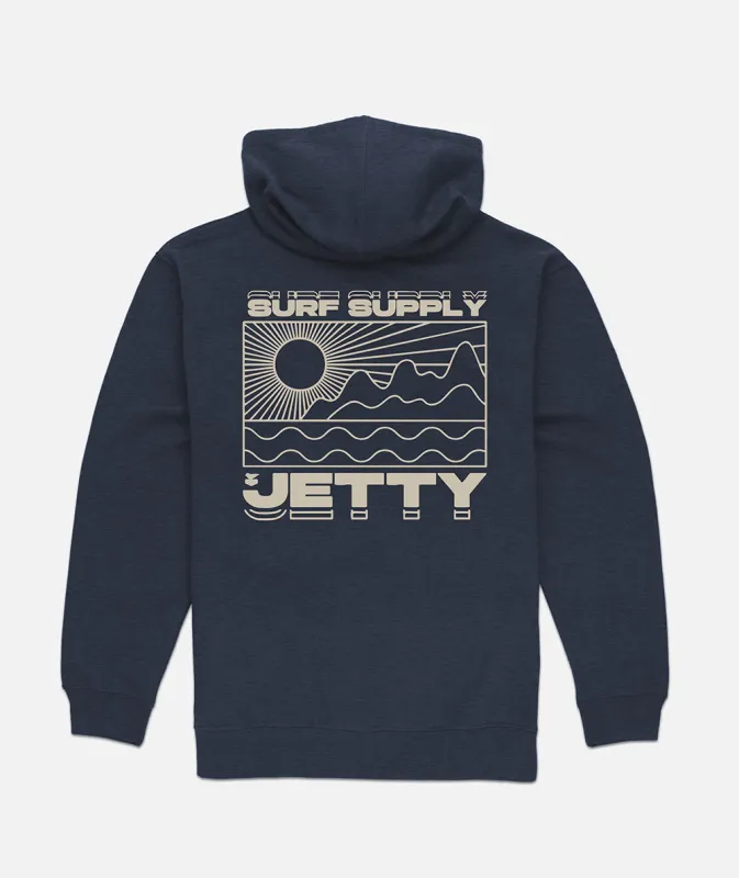 Rayflow Hoodie - Navy sold by JETTY